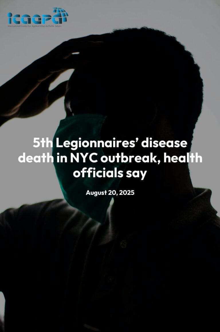 5th Legionnaires’ disease death in NYC outbreak, health officials say