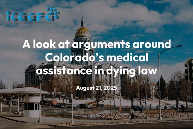 A look at arguments around Colorado’s medical assistance in dying law