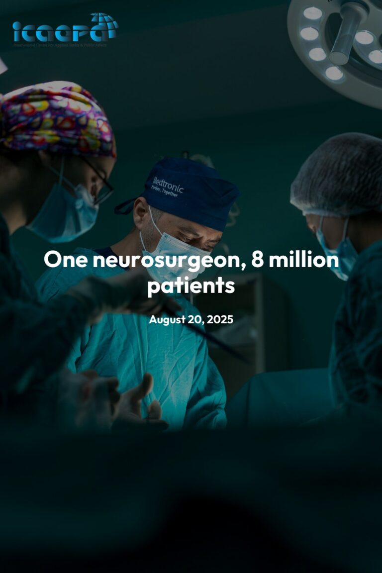 One neurosurgeon, 8 million patients