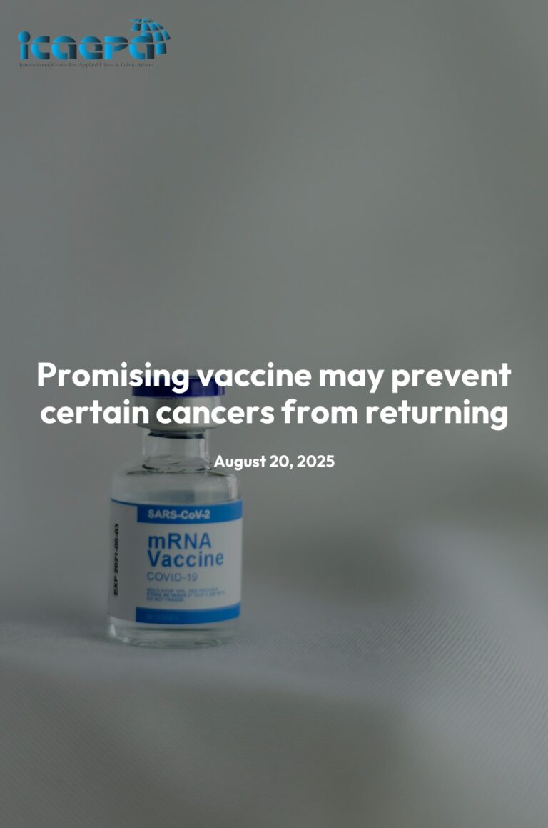 Promising vaccine may prevent certain cancers from returning