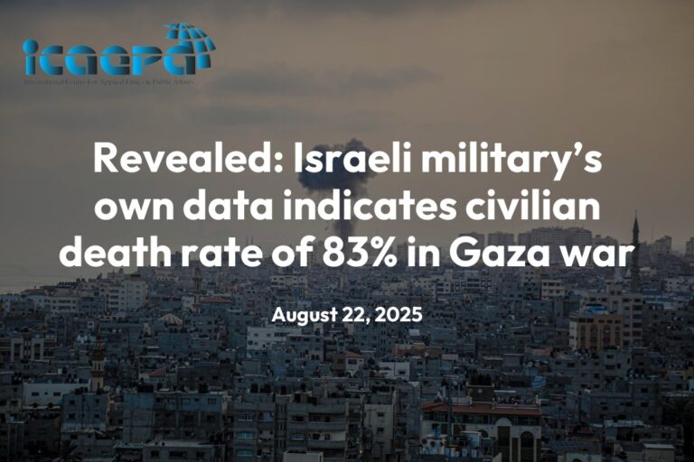Revealed: Israeli military’s own data indicates civilian death rate of 83% in Gaza war