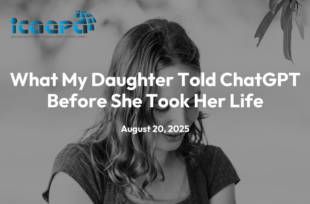 What My Daughter Told ChatGPT Before She Took Her Life