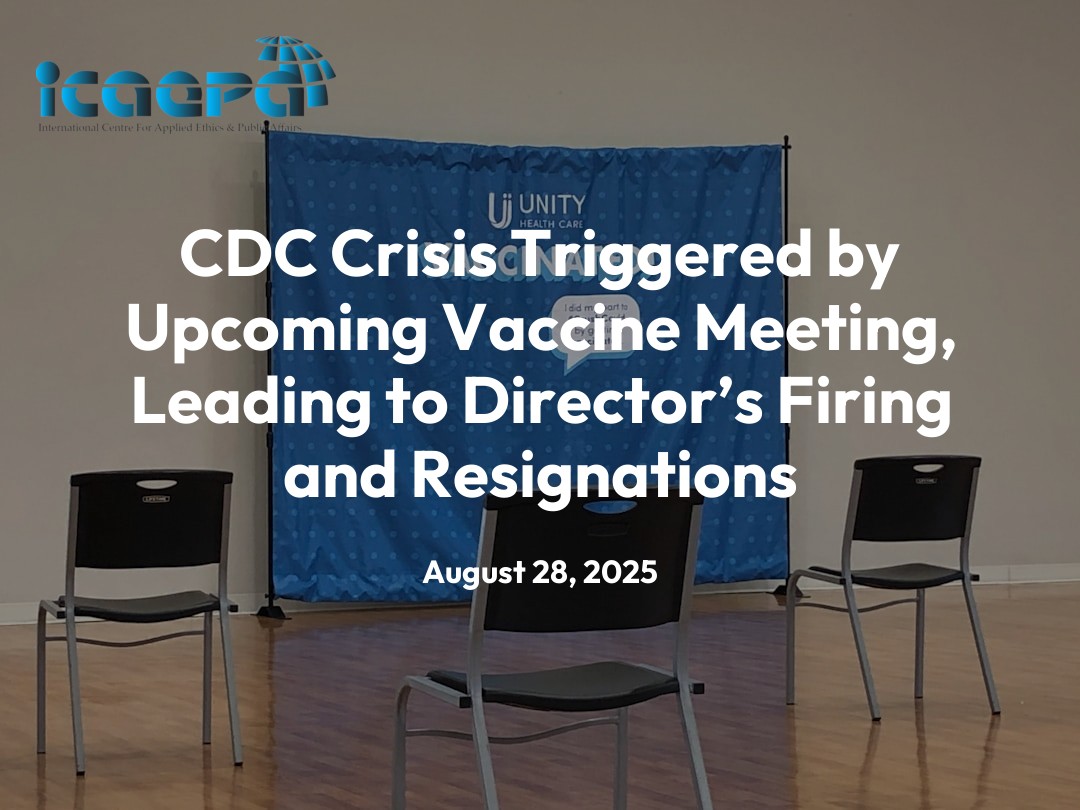 CDC Crisis Triggered by Upcoming Vaccine Meeting, Leading to Director’s Firing and Resignations