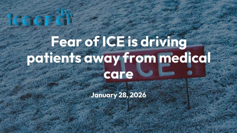 Fear of ICE is driving patients away from medical care