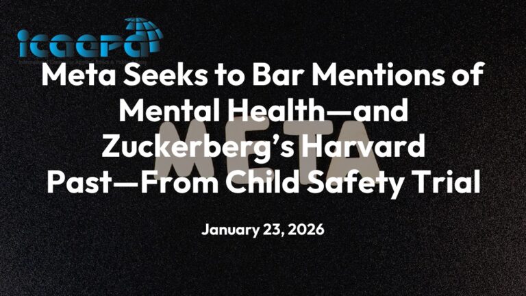 Meta Seeks to Bar Mentions of Mental Health—and Zuckerberg’s Harvard Past—From Child Safety Trial