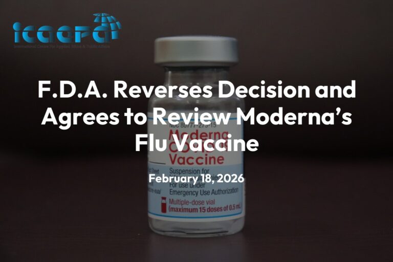 F.D.A. Reverses Decision and Agrees to Review Moderna’s Flu Vaccine