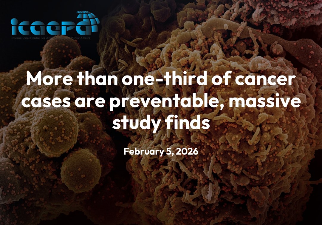 More than one-third of cancer cases are preventable, massive study finds