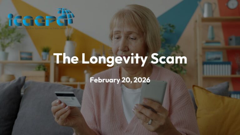 The Longevity Scam